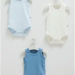 Lot de 3 bodies sans manches en coton