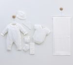 Pack de naissance en maille cotonnée 8 pièces