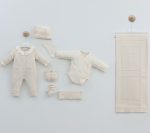 Pack de naissance en maille cotonnée 8 pièces – Image 2