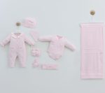 Pack de naissance en maille cotonnée 8 pièces