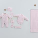 Pack de naissance en maille cotonnée 8 pièces