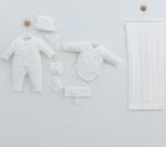 Pack de naissance en maille cotonnée 8 pièces