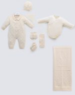 Pack naissance 8 pièces en maille cotonnée – Image 2