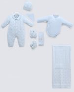 Pack naissance 8 pièces en maille cotonnée – Image 3