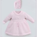 Robe bébé en maille cotonnée – Douceur & élégance