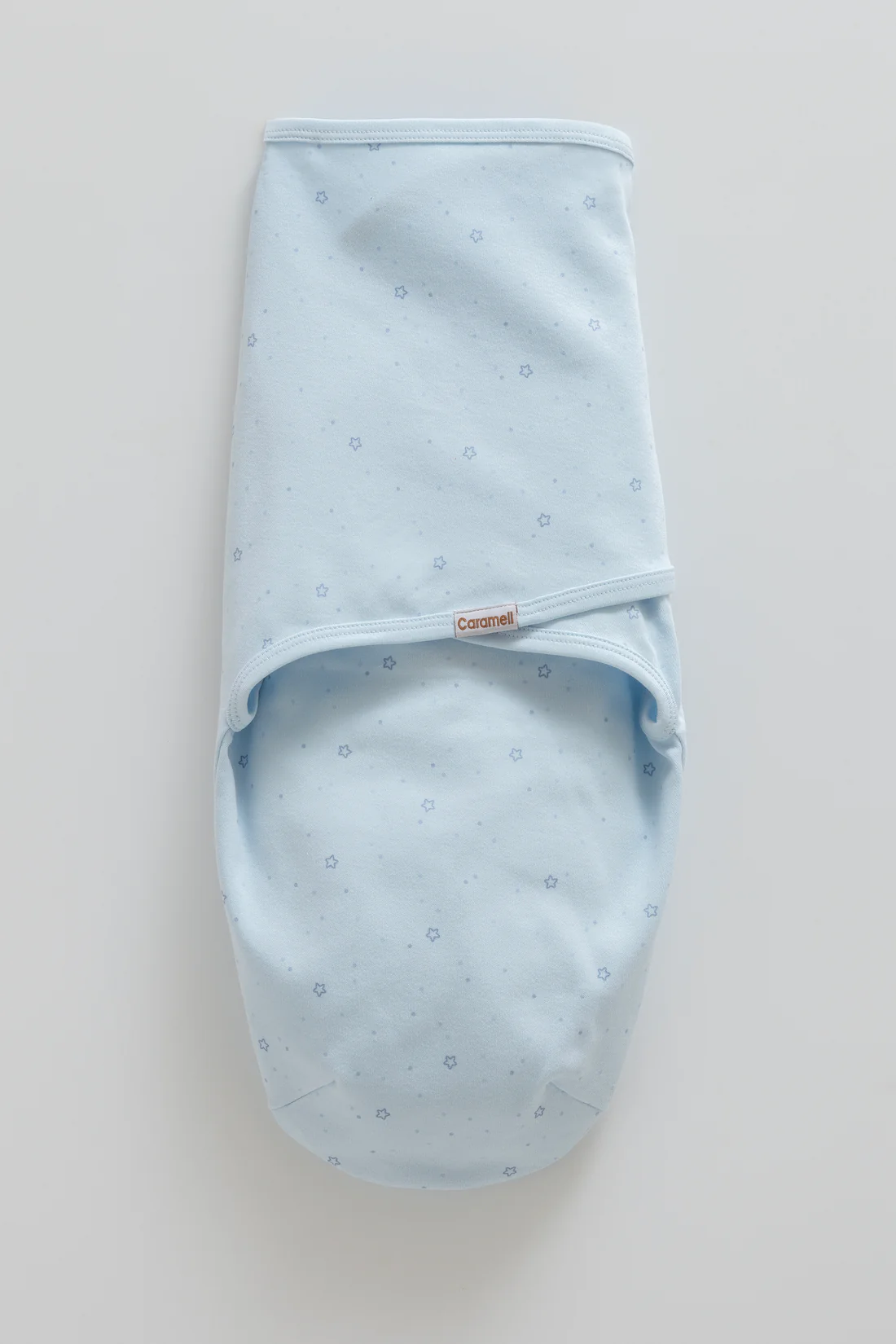 9995 bleu Couverture d’emmaillotage en coton – Image 1