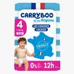 Carryboo Couches Jumbo taille 4 (7-18kg) 44 couches