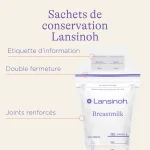 Lansinoh Sachets De Conservation Pour Lait Maternel 25 Unités – Image 4