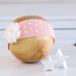 Serre-tête en maille pour fille