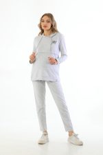 Ensemble jogging de grossesse & d’allaitement – Confort & praticité – Image 4