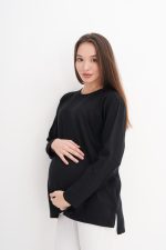 Pull d’allaitement manches longues – Confort & discrétion