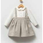Robe bébé élégante – Effet bretelles intégré