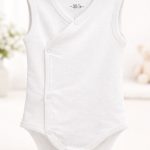 Lot de 2 bodies sans manche 100% coton