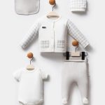 Coffret naissance 5 pièces en coton – Élégance intemporelle