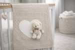Couverture bébé en tricot avec ourson – Douceur & élégance – Image 11