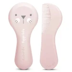 Suavinex Set brosse et peigne pour bébés - Rose