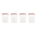 Miniland Set 4 Pots de Conservation Candy 250ml – Rose