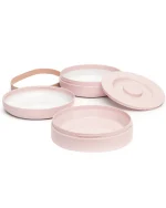 Suavinex Set de Deux Assiettes Alimentaires - Rose – Image 2