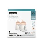 Biberon anti-coliques Suavinex Zero Zero, 180 ml x 2 (lot de 2) – Fair – Image 2
