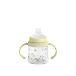 Biberon avec anses anti-colic 6mois+ 150ml jaune – Image 2