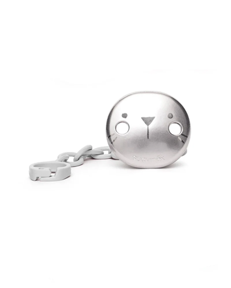 3162103 gris 1 Suavinex Attache Sucette Premium - Gris – Image 1
