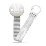 Suavinex Attache Sucette avec Ruban - Gris