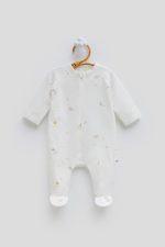 Grenouillère bébé en coton avec motifs