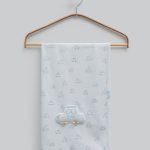 Couverture Bébé Bleu Motifs Voitures