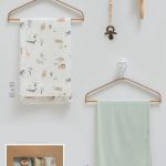 Coffret Duo de Couvertures Bébé Jungle Vert d’Eau