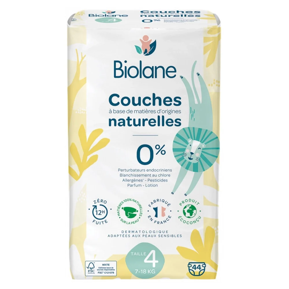 3_f3513e01-93e4-4765-a95b-bcb0acb42a1e Biolane Couches Écologiques Taille 4 (7-18kg) - 44 Unités – Image 1