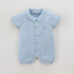 Combishort Bébé en Maille avec Col Polo – Collection Été