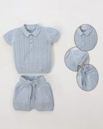 Ensemble Polo & Short en Maille – 2 Pièces – Image 2