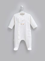 Pyjama Naissance en Coton Doux – Motif Avion – Image 3