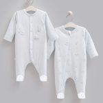 Lot de 2 Pyjamas Naissance – en Coton Doux