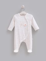 Pyjama bébé en coton avec ouverture croisée
