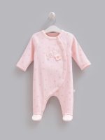 Pyjama bébé en coton avec ouverture croisée – Image 2