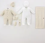 Coffret Naissance 9 pièces – Laine Mérinos & Coton – Image 4