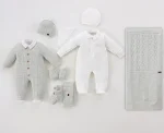 Coffret Naissance 9 pièces – Laine Mérinos & Coton – Image 6