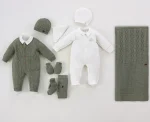 Coffret Naissance 9 pièces – Laine Mérinos & Coton – Image 8