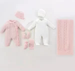 Coffret Naissance 9 pièces – Laine Mérinos & Coton – Image 6