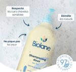 Biolane Shampooing Doux au Lin pour Bébé – 350 ml – Image 4
