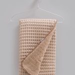 Couverture Bébé Douceur – Gaufrette & Sherpa - Kahve